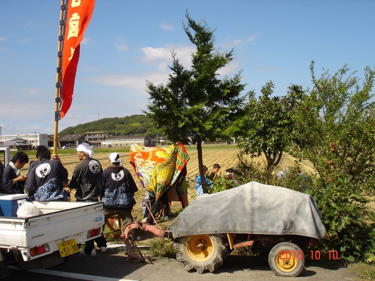 2010年 多度津町山階 秋祭り 小祭り 上小原獅子組